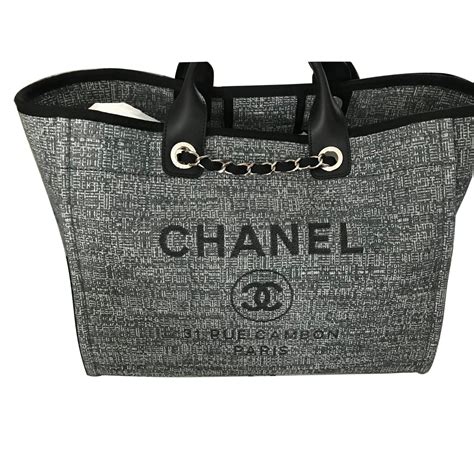 deauville chanel sac|chanel deauville large tote bag.